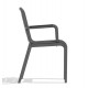 Karen plastic chair in plastic suitable for outdoors