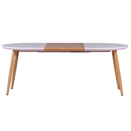 Mesa de jantar extensível estilo escandinavo Goteborg (140-205cm)