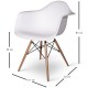 furmod Eames DAW Style Dark Chair