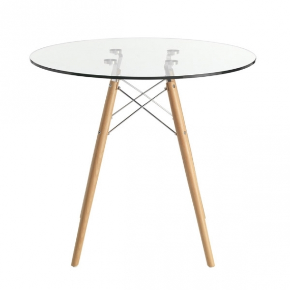 furmod Eames glasbord (70 cm)