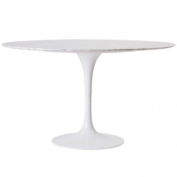 Dining Tulip Table Marble 120cm