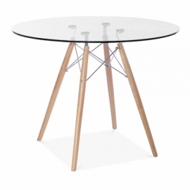 furmod Eames glasbord (90 cm)