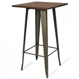 Alta Bistro Dark Legs Antik industriellt bord