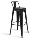 Metall Wide Bistro Matte Industrial pall