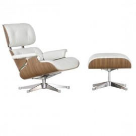 Eames Lounge chair originele replica in walnoothout door Charles & Ray Eames