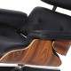 Kopia av Eames Lounge stol i syntetiskt läder av Charles & Ray