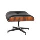 Replica van de Eames Lounge chair in synthetisch leer van Charles & Ray