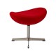 Replica Egg Chair met voetensteun van ontwerper Arne Jacobsen