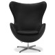 Replica lederen Egg Chair van ontwerper Arne Jacobsen