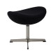 Ottoman Replica of the Egg Chair in Cashmere av designern Arne Jacobsen