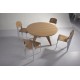 furmod Table Gueridon Prouve Style (100 cm)