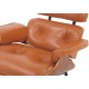 Réplique du Fauteuil Eames in Cuir Marron Cognac door Charles & Ray Eames