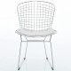 Chrome Bertoia stoel replica door Harry Bertoia