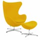 Replica Egg Chair met voetensteun van ontwerper Arne Jacobsen