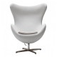 Replica Egg Chair met voetensteun van ontwerper Arne Jacobsen