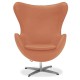 Replica lederen Egg Chair van ontwerper Arne Jacobsen