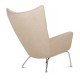 Replica van de Wing chair door ontwerper Hans J. Wegner