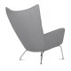 Replica van de Wing chair door ontwerper Hans J. Wegner