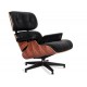 Replika fotela Eames Lounge ze skóry anilinowej i drewna Palissandro autorstwa Charles 