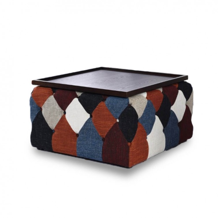 Divano a 1 posto rivestito in patchwork  Collezione Chesterfield Color  Patchwork