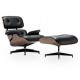 Réplique du Fauteuil Eames in Cuir Marron Cognac door Charles & Ray Eames