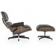 Réplique du Fauteuil Eames i Cuir Marron Cognac av Charles & Ray Eames