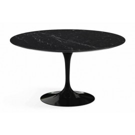 Replica Dining Tulip-tafel 120cm in Marquina-marmer