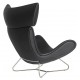 Imola Design Fauteuil Replica in Italiaans leer