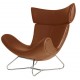 Imola Design Fauteuil Replica in Italiaans leer