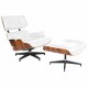 Replica van de Eames Lounge chair in synthetisch leer van Charles & Ray