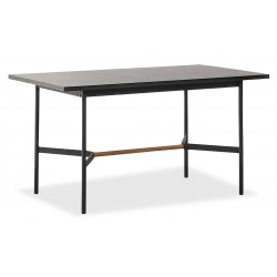 Mesa de Jantar Retangular Blackstorm 140x80cm em Madeira de Carvalho