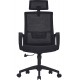 Mesh Highback Black Edition bureaustoel van vezelgaas