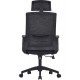 Mesh Highback Black Edition bureaustoel van vezelgaas