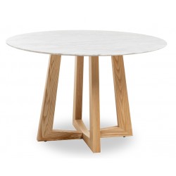 Eettafel Dream in Carrara-marmer 115cm