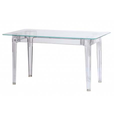 Mesa Quadrada Ghost 80cm