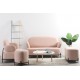 Clair Loveseat bank met armleuningen in minimalistisch design