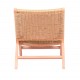 Nordic Forest armchair in beech wood and natural rope