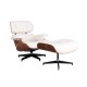 Replica Eames Lounge Chair Premium Version i Aniline Leather och Walnut Wood