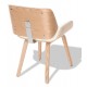 Silla Nordic Plywood con cojín de polipiel en madera arce