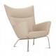 Replica van de Wing chair door ontwerper Hans J. Wegner