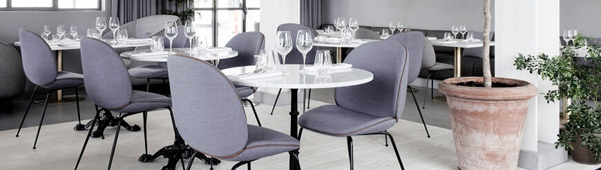 Moderne e comode sedie da pranzo ergonomiche bianche nordiche